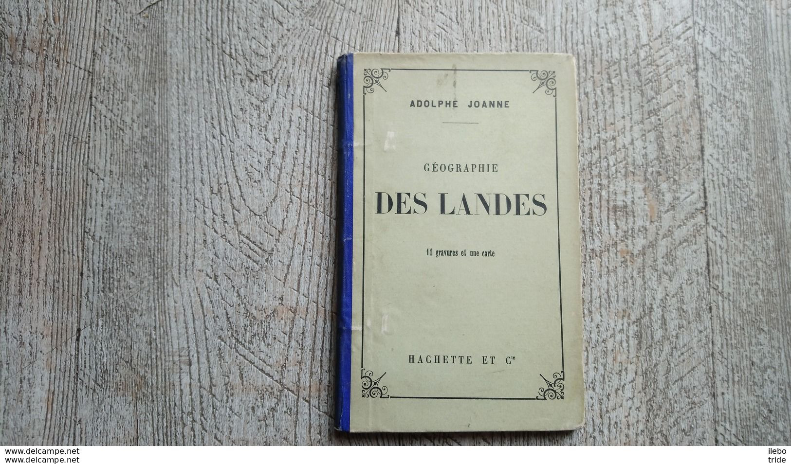 Guide Joanne Géographie Des Landes 1885 Carte Gravures - Geografia