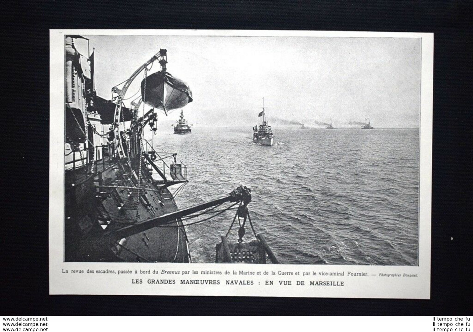 La Grandi Manovre Navali: In Vista Di Marsiglia: Brennus Stampa Del 1906 - Altri & Non Classificati
