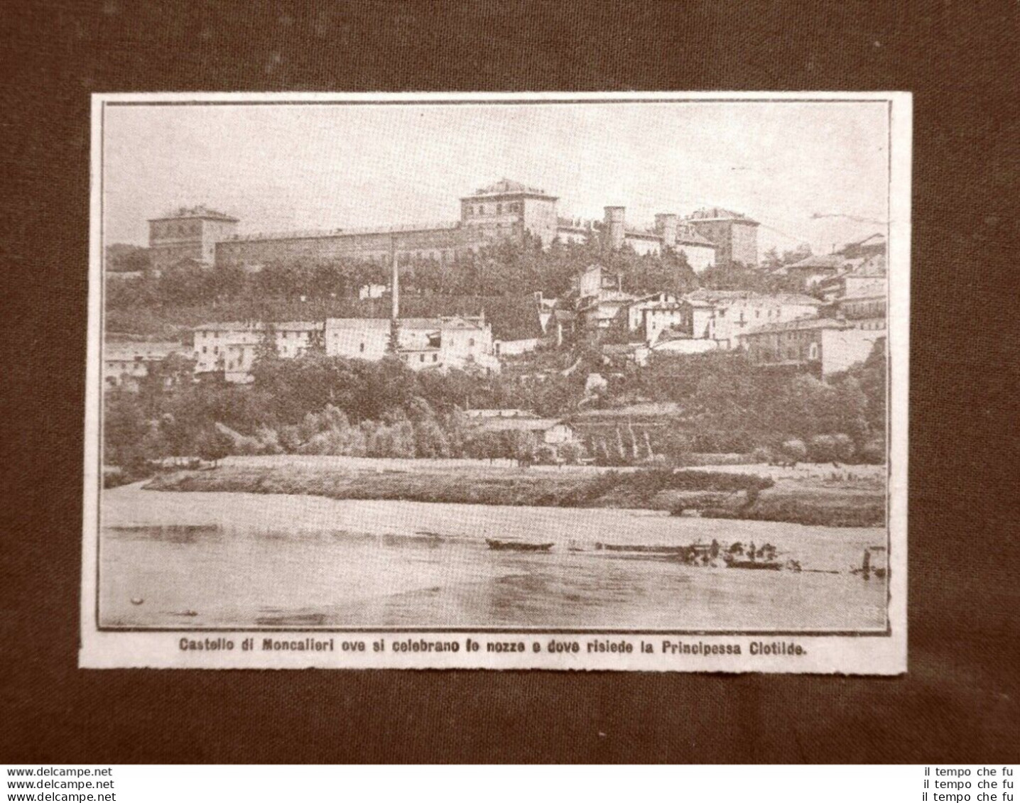 Il Castello Di Moncalieri Nel 1910 Torino Piemonte - Andere & Zonder Classificatie