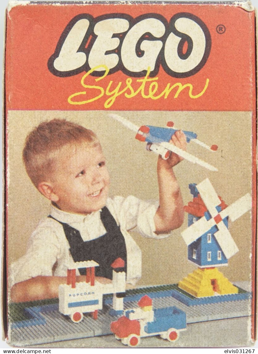 LEGO - 218-3 System 2 X 4 Bricks - Original Lego 1961 - Vintage - Catalogi