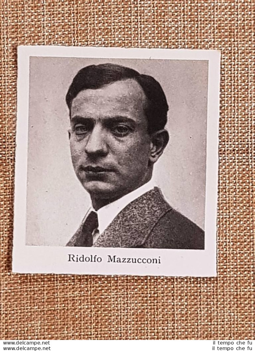 Ridolfo Mazzucconi Firenze, 2 Maggio 1889  Forlì, 23 Gennaio 1959 Giornalista - Andere & Zonder Classificatie