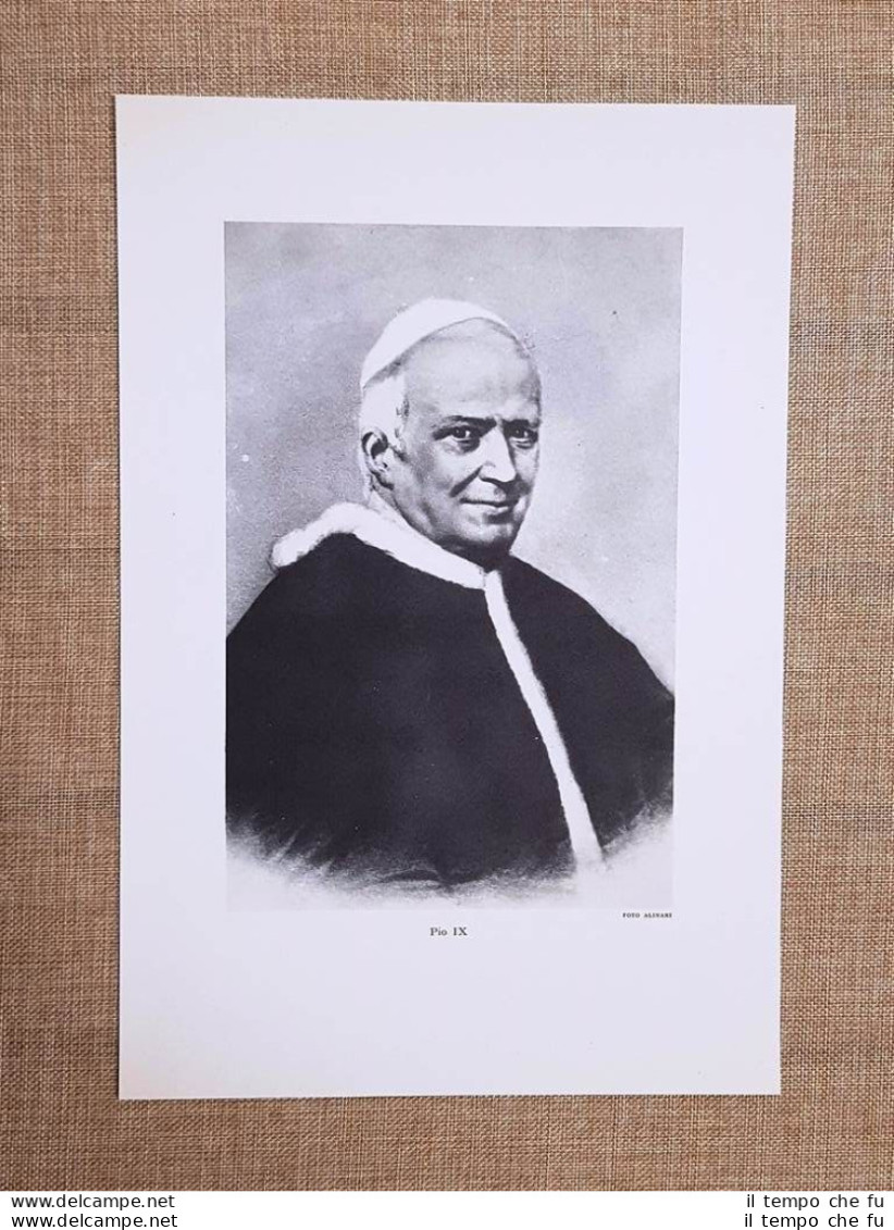 Papa Pio IX O Giovanni Maria Mastai-Ferretti 1792  1878 Pontefice - Sonstige & Ohne Zuordnung