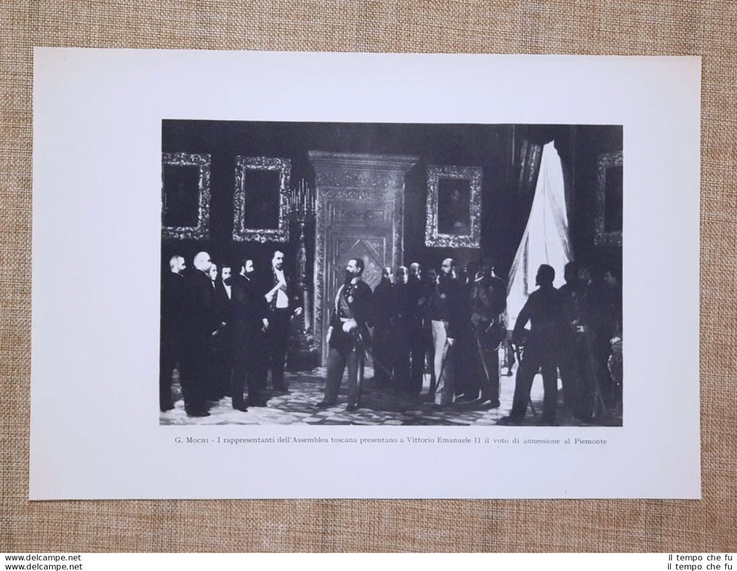 Assemblea Toscana E Vittorio Emanuele II Voto D'annessione Al Piemonte Nel 1860 - Otros & Sin Clasificación