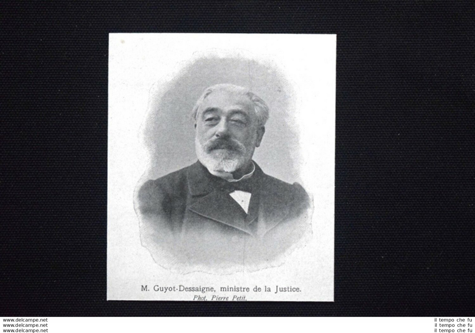 Edmond Guyot-Dessaigne, Ministro Della Giustizia In Francia Stampa Del 1906 - Sonstige & Ohne Zuordnung