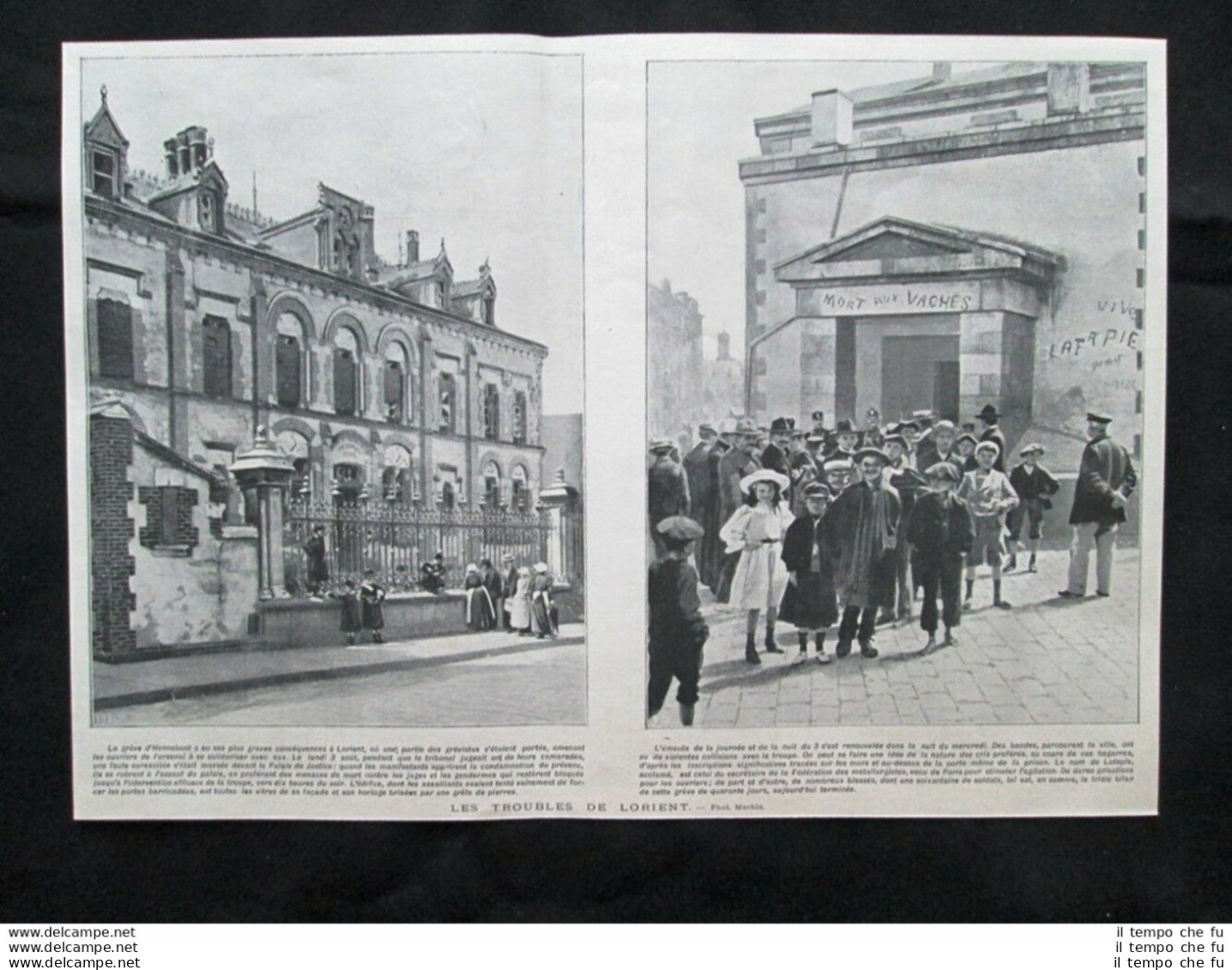 I Problemi Di Lorient, In Francia Stampa Del 1903 - Other & Unclassified
