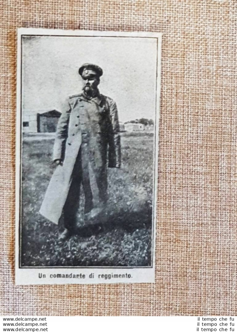 Un Comandante Di Reggimento Di Russia Nel 1917 WW1 Prima Guerra Mondiale - Other & Unclassified