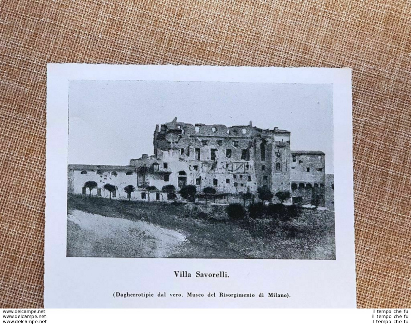 Roma Nel 1849 Villa Savorelli Lazio - Sonstige & Ohne Zuordnung