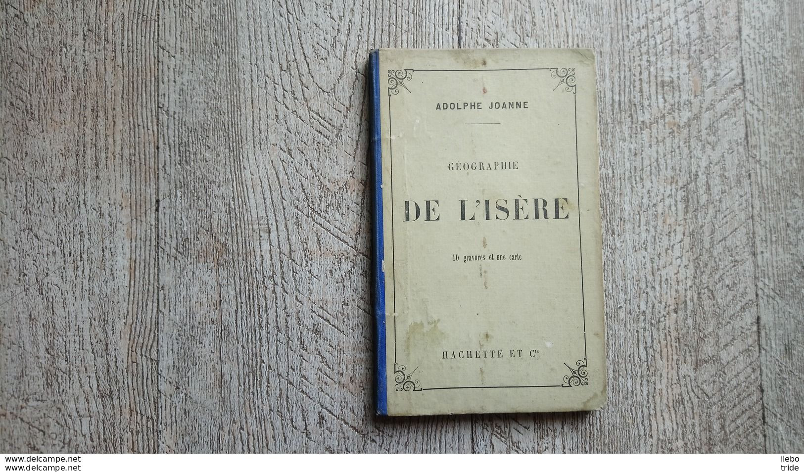 Guide Joanne Géographie De L'isère 1879 Carte Gravures - Aardrijkskunde