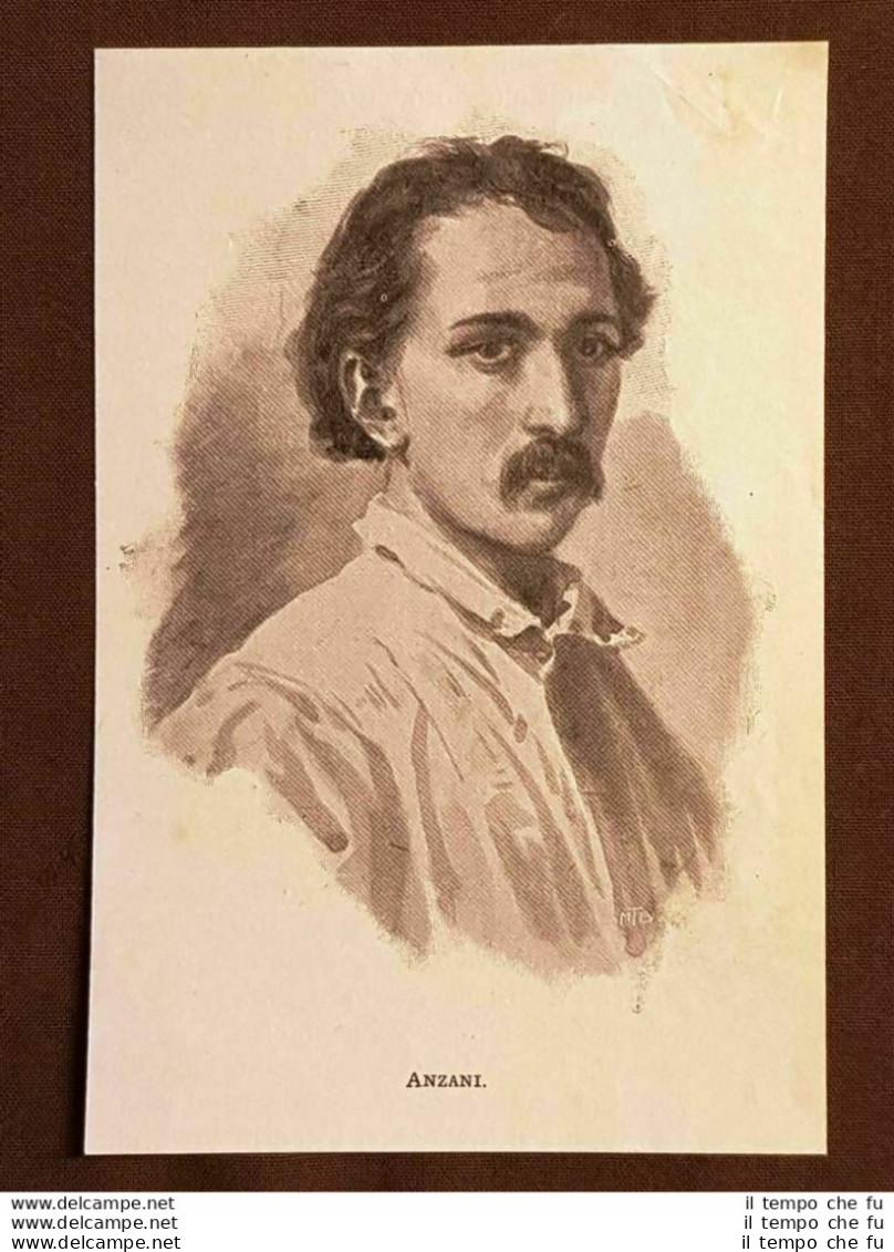 Francesco Anzani Alzate, 11 Novembre 1809  Genova, 5 Luglio 1848 Patriota - Autres & Non Classés