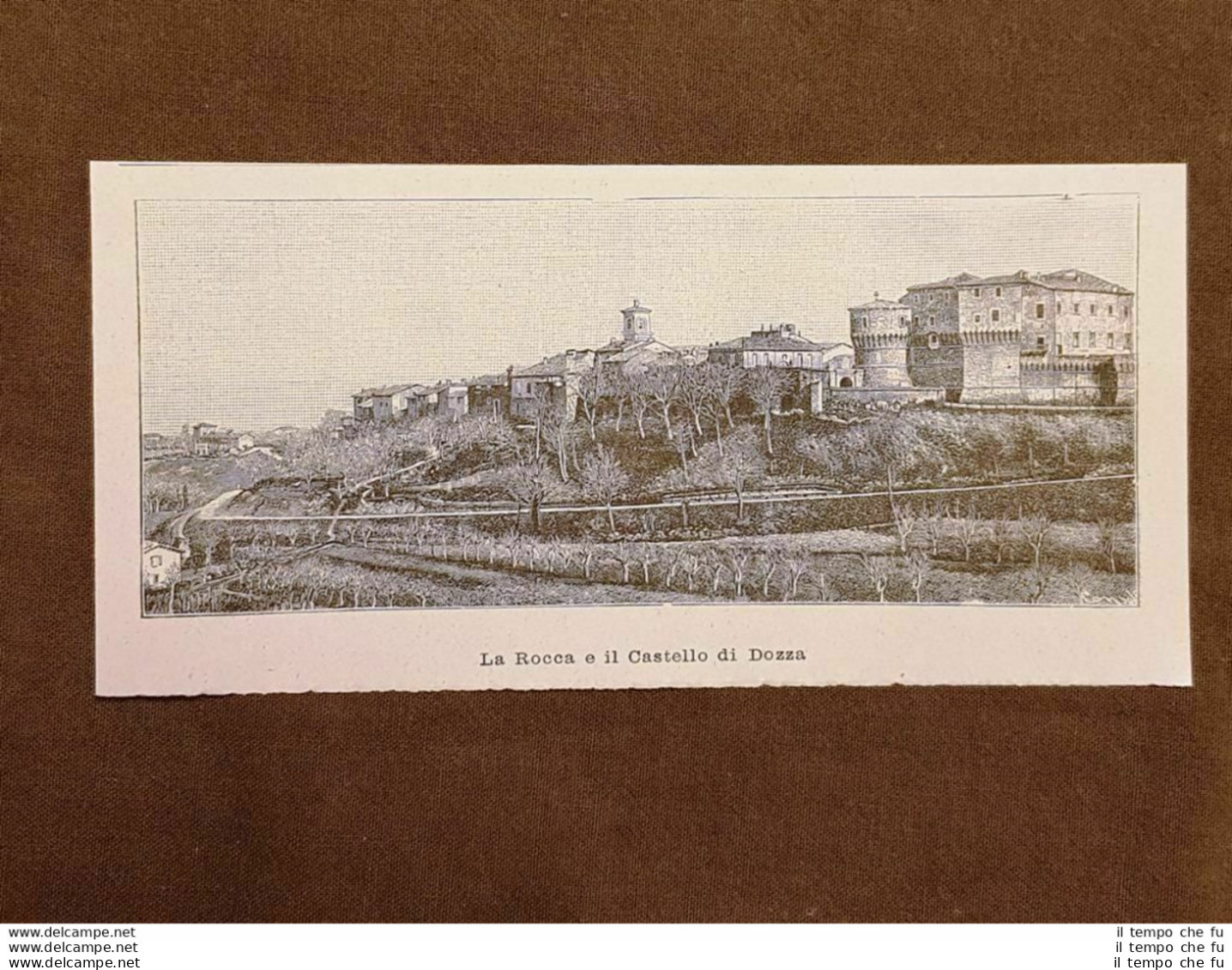 La Rocca E Il Castello Di Dozza Nel 1896 Bologna Emilia Romagna - Avant 1900