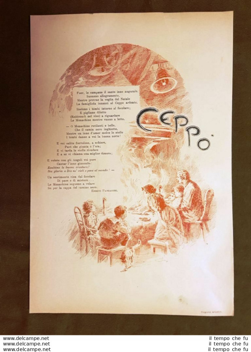 Ceppo Poesia Di Enrico Panzacchi Stampa Nel 1896 - Voor 1900