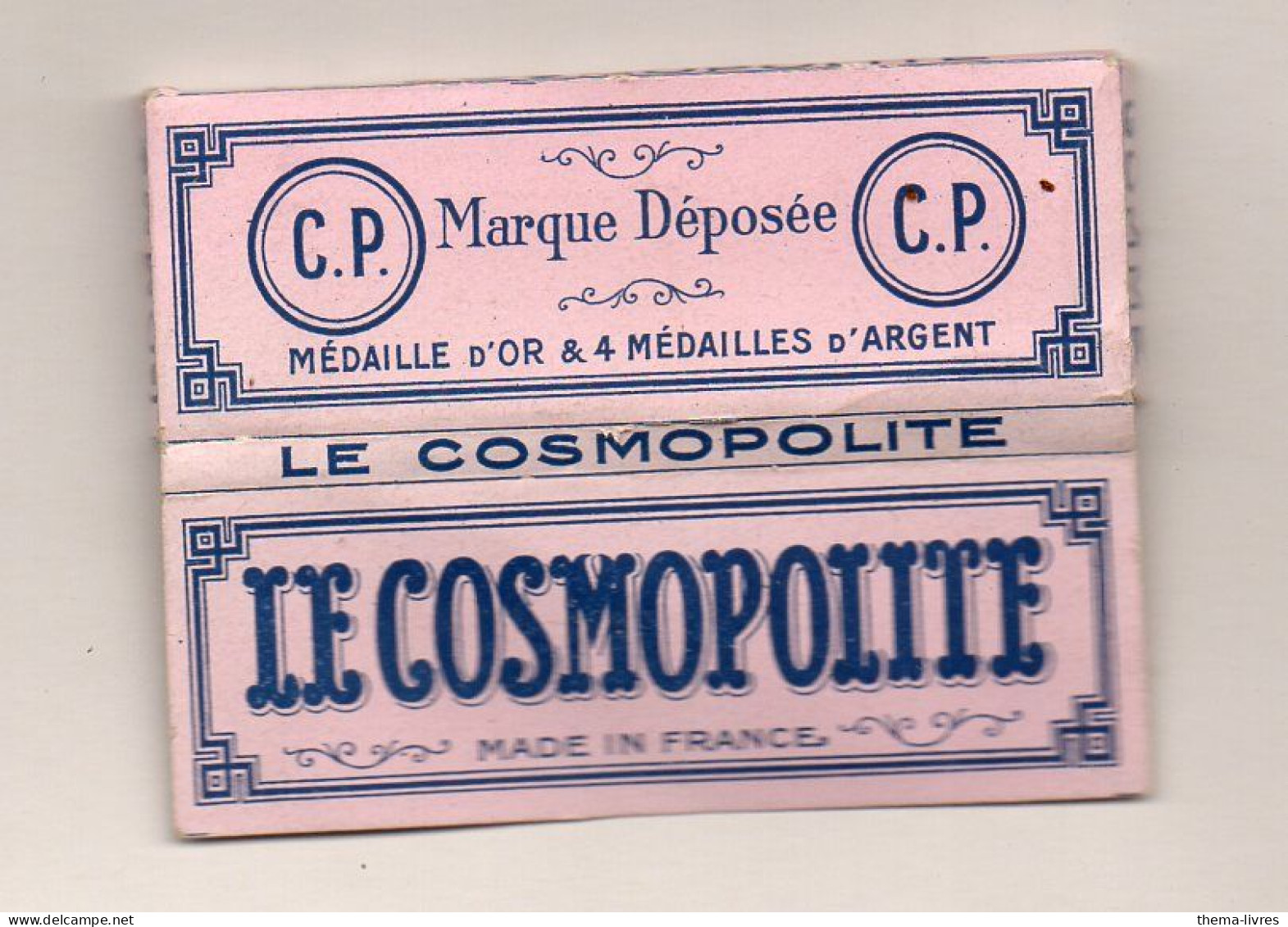 étui De Papier à Cigarettes LE COSMOPOLITE   (neuf  Complet)   (PPP47105) - Autres & Non Classés