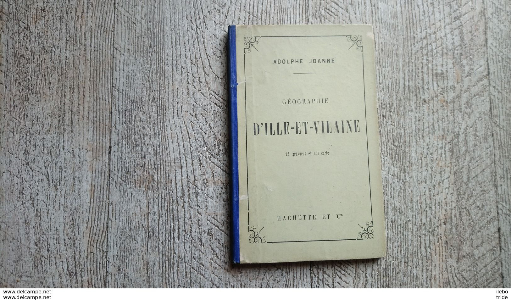 Guide Joanne Géographie De L'ille Et Vilaine 1884 Carte Gravures EO - Geografia