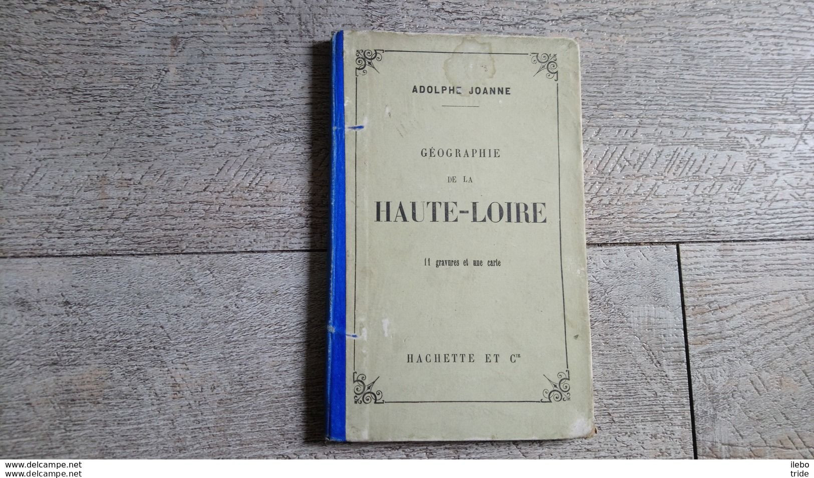 Guide Joanne Géographie De La Haute Loire 1883 Carte Gravures - Géographie