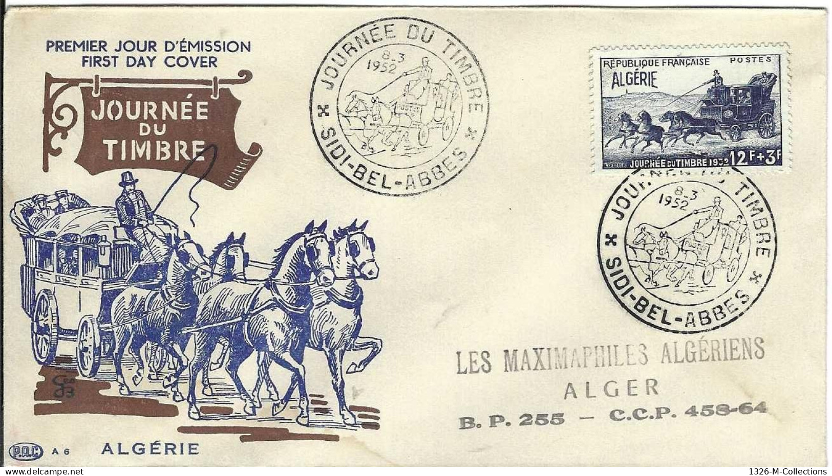 Envellope ALGERIE 1e Jour N° 294 Ceres - Algeria (1962-...)