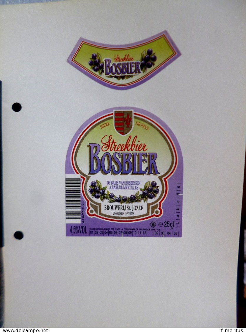 Lot De 3 étiquettes De Bières Belges - Brasserie Sint Jozef - Beer