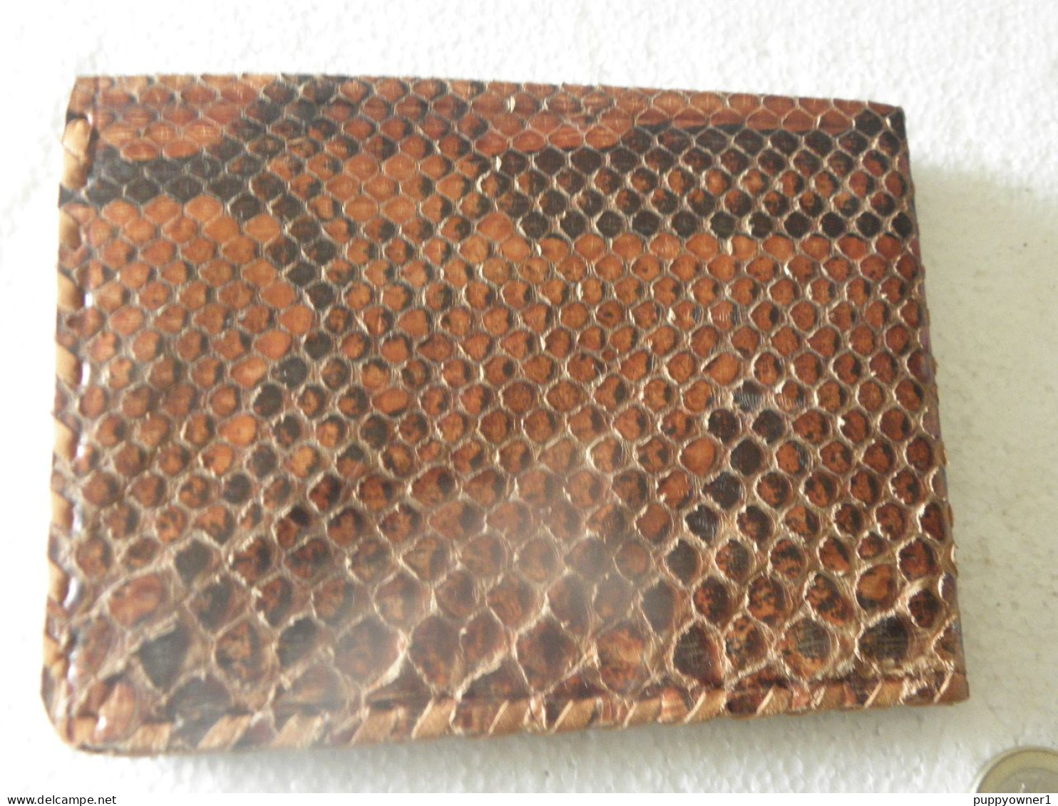 Portefeuille En Peau De Serpent - Leather Goods 