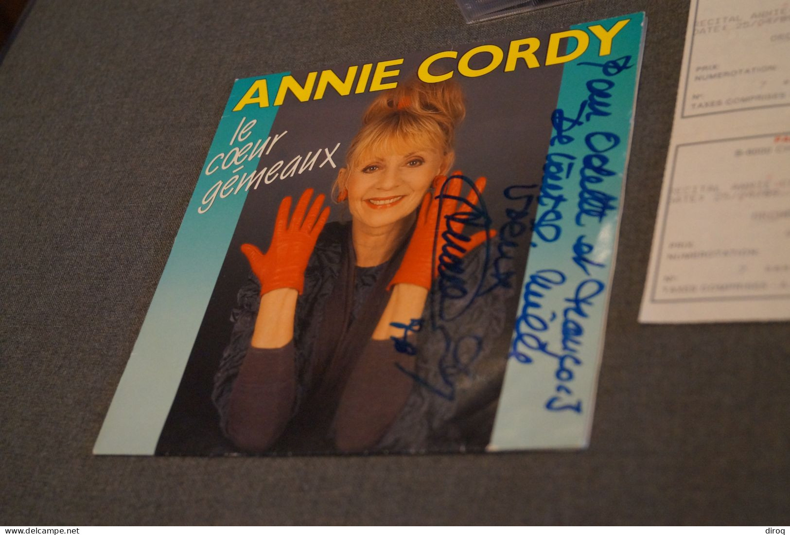 Annie Cordy,belle Collection De 6 Pièces,dédicace,autographe,etc... - Spezialformate