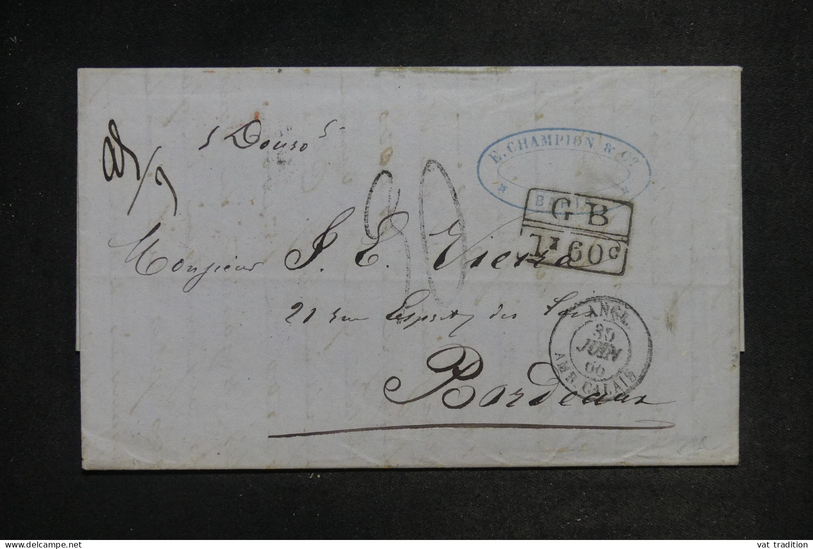 SALVADOR - Lettre De Bahia Pour La France En 1866 Par Voie Anglaise - L 151935 - El Salvador
