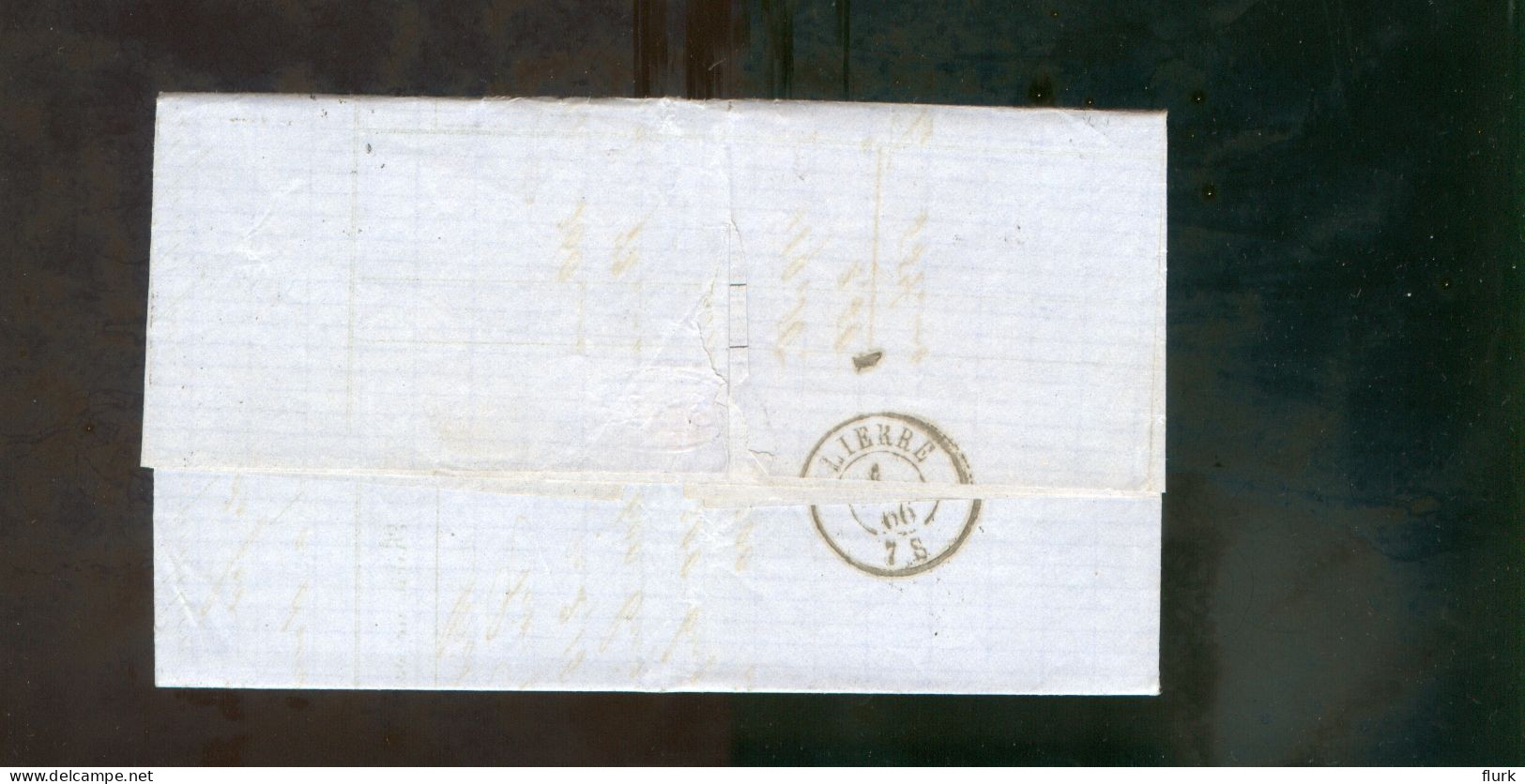 België OCB18 Gestempeld Op Brief Gand-Lierre 1866 Perfect (2 Scans) - 1865-1866 Perfil Izquierdo
