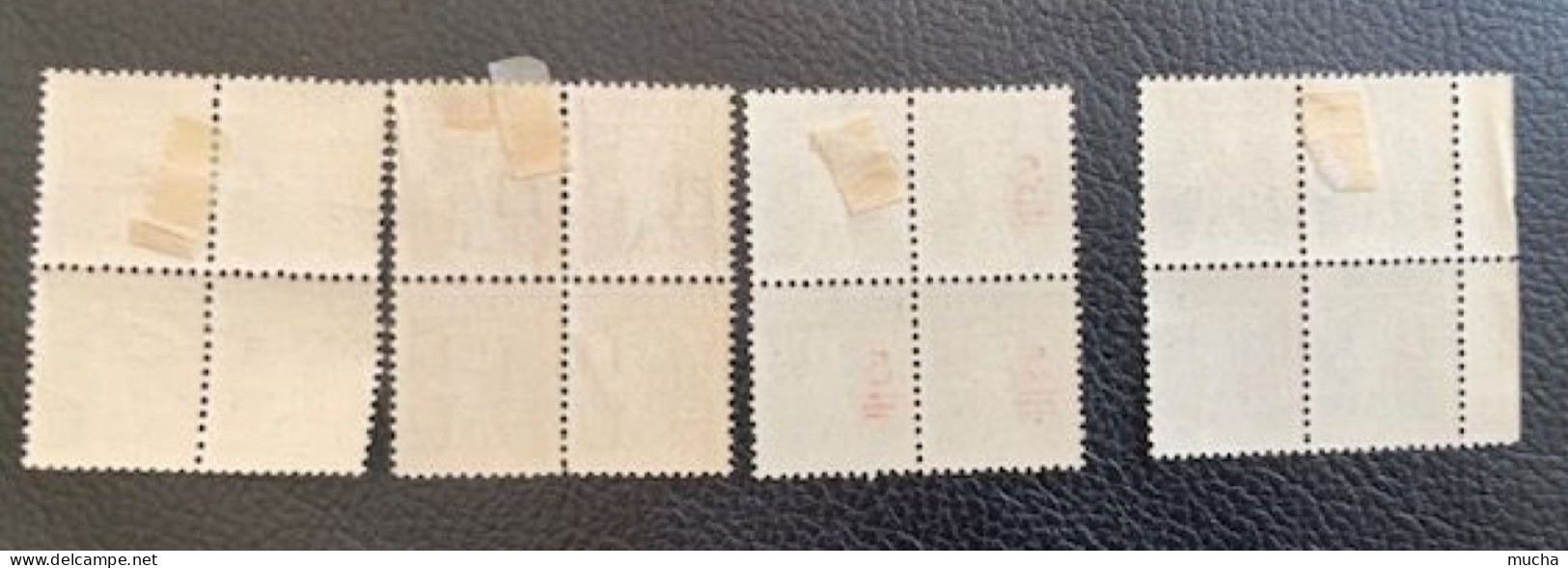 20347 - Fils De Tell 4 Blocs De 4 * Avec Charnières - Unused Stamps