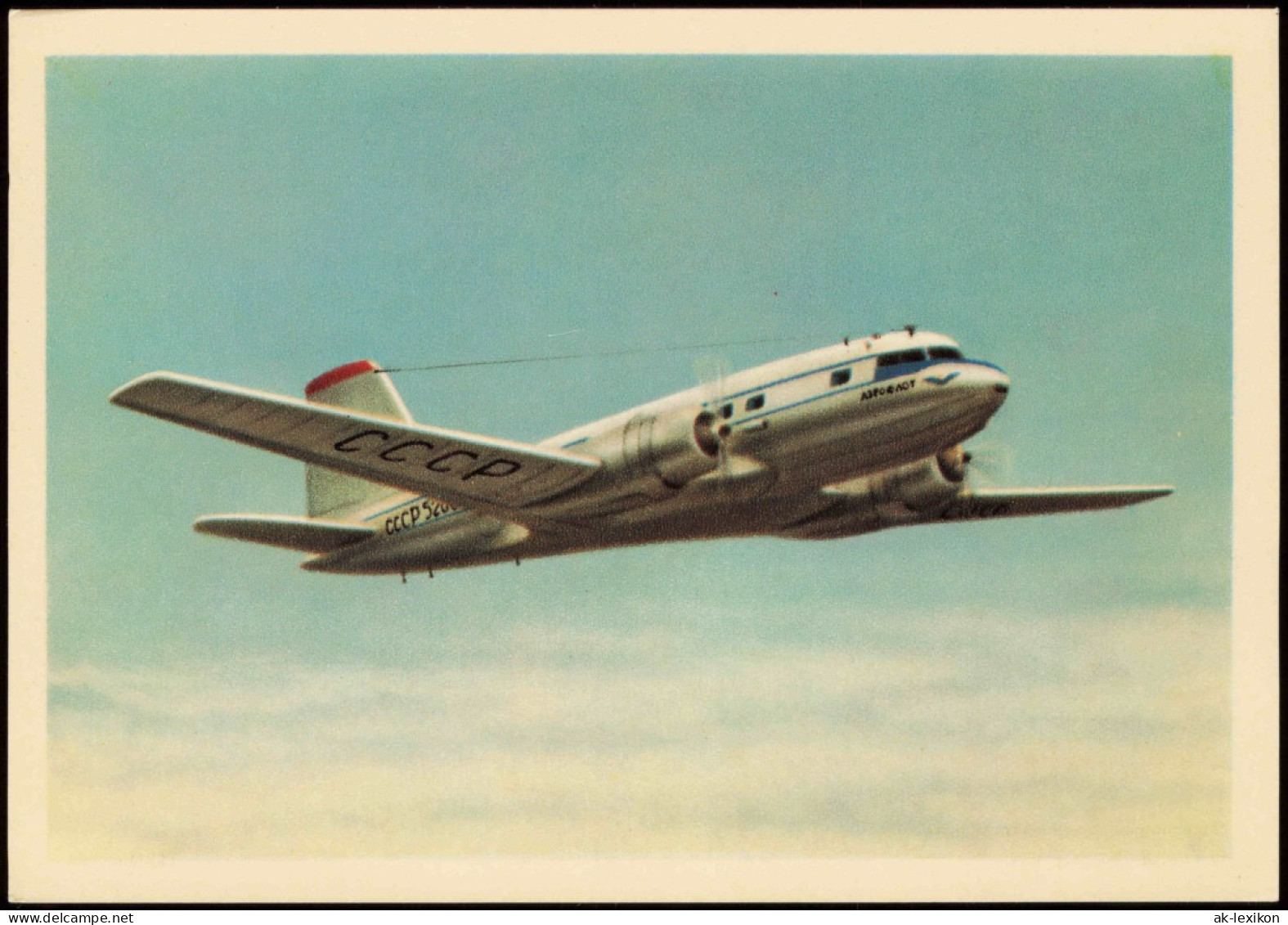 АЭРОФЛОТ Пассажирский самолет ИЛ-14 The IL-14 Passenger Plane 1978 - 1946-....: Modern Tijdperk