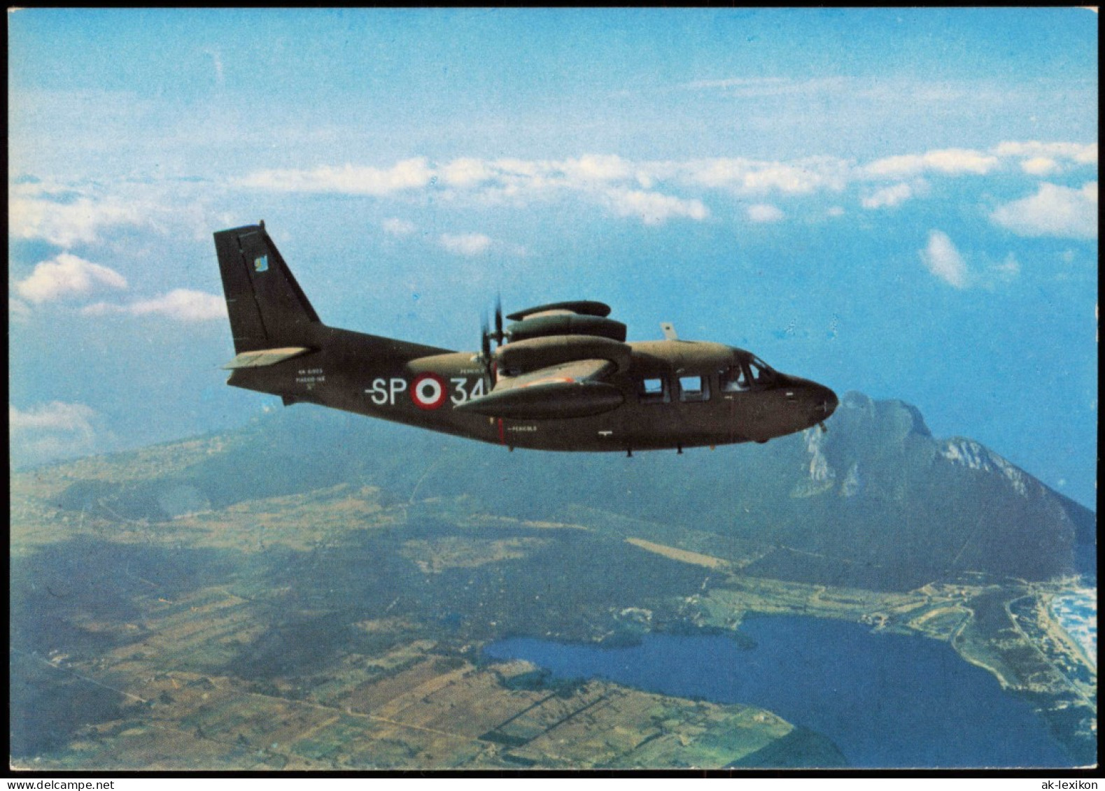 Ansichtskarte  Flugzeug Airplane Avion Militärflugzeug Italien Im Flug 1999 - 1946-....: Modern Tijdperk