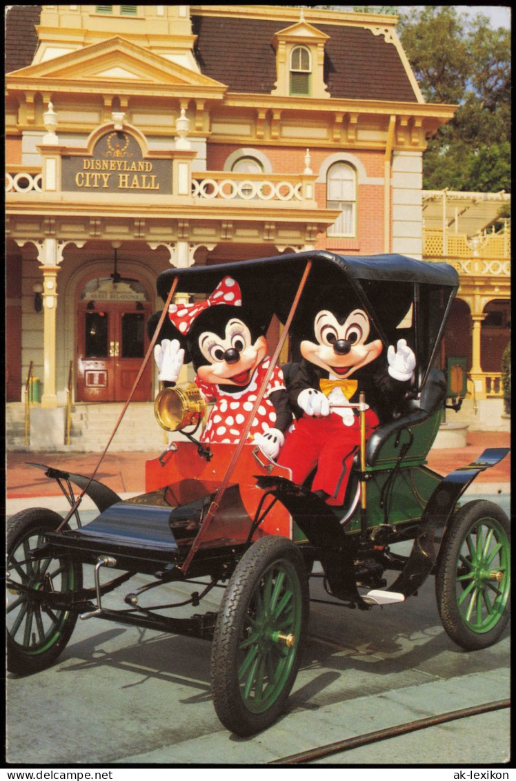 Anaheim Disneyland Mickey Mouse And Minnie, City Hall Building 1989 - Anaheim