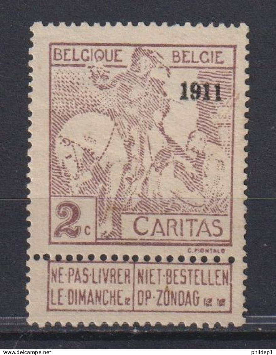 Belgique: COB N° 94 *, MH, Neuf(s). TTB !!! - 1910-1911 Caritas