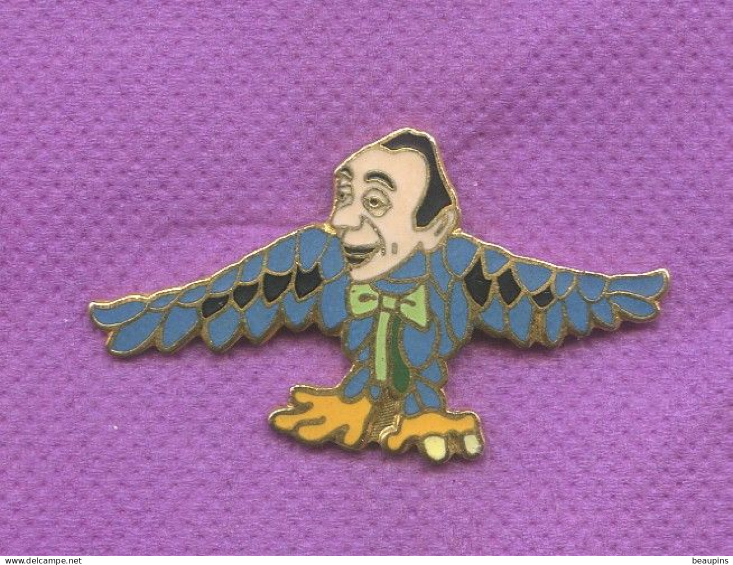 Rare Pins Michel Rocard Vautour Bebete Show Egf L174 - Media