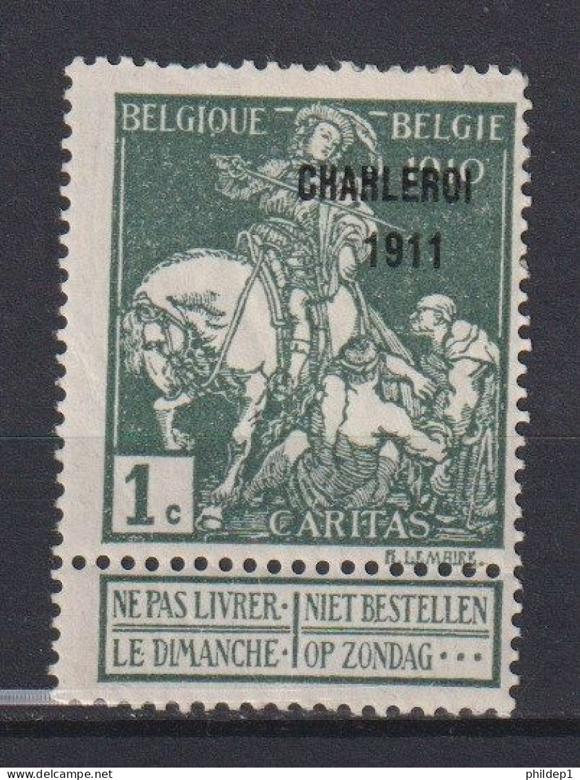 Belgique: COB N° 101 *, MH, Neuf(s). TTB !!! - 1910-1911 Caritas