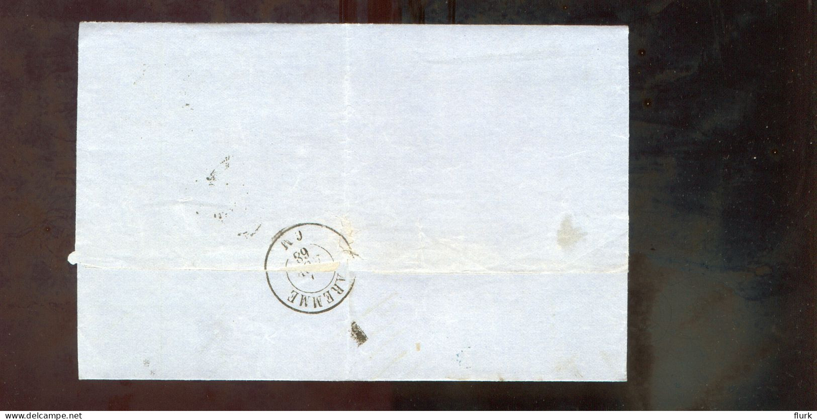 België OCB18 Gestempeld Op Brief Anvers-Waremme 1868 Perfect (2 Scans) - 1865-1866 Profile Left