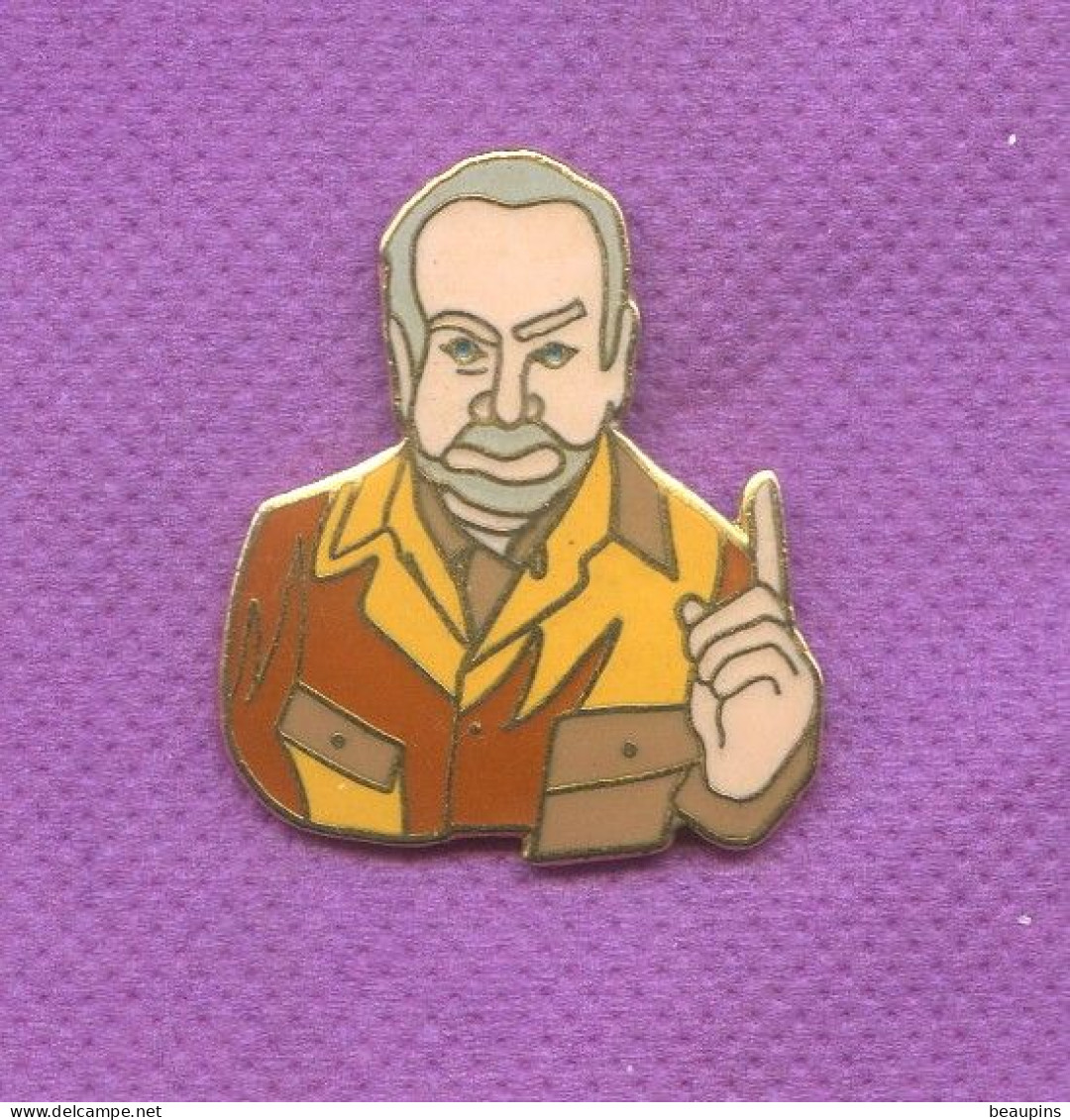 Rare Pins Charles Hernu Bebete Show Egf L178 - Medias