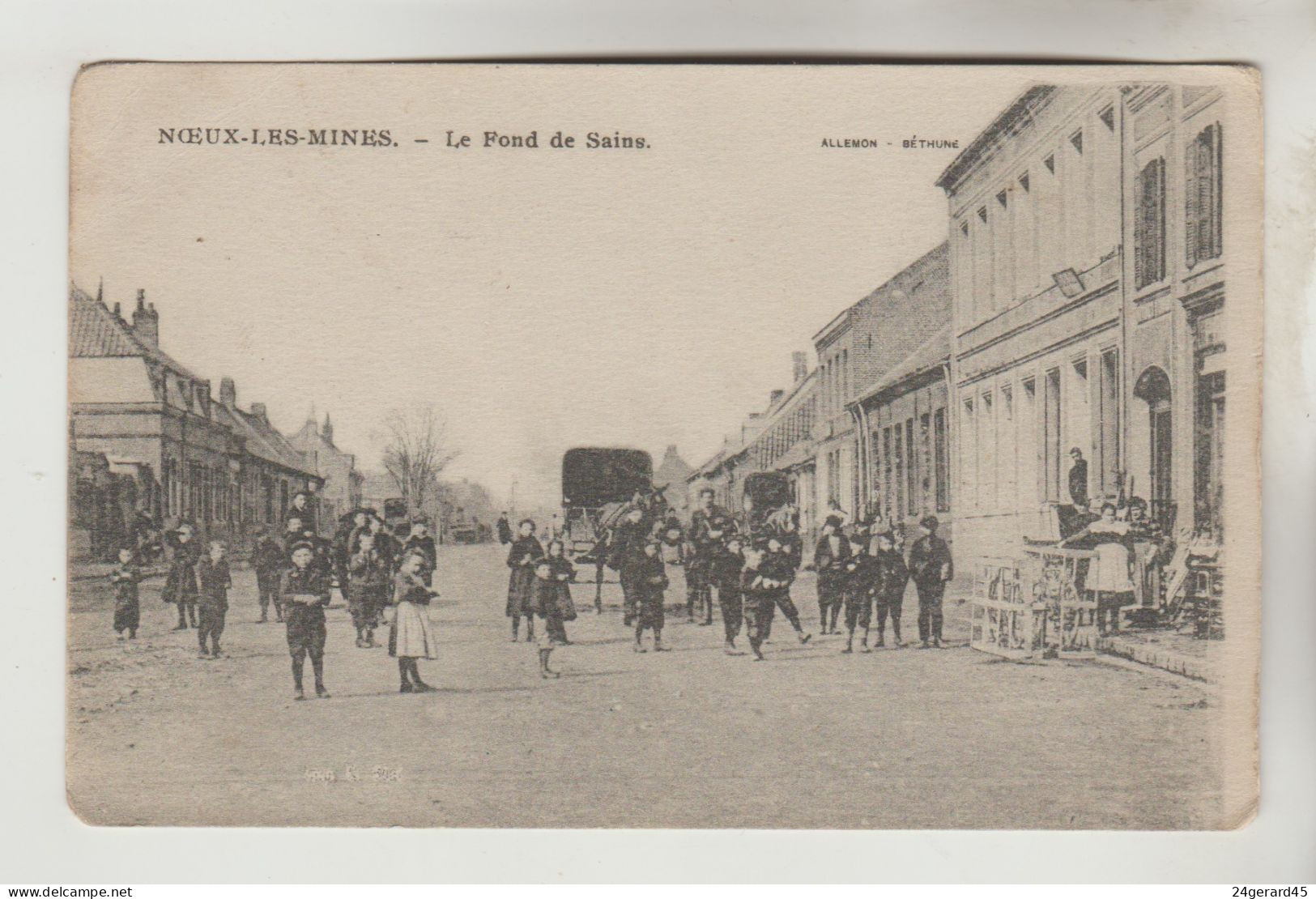 CPA NOEUX LES MINES (Pas De Calais) - Le Fond De Sains - Noeux Les Mines