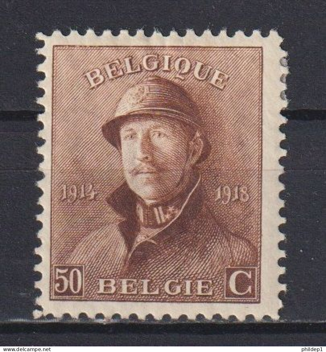 Belgique: COB N° 174 *, MH, Neuf(s). TB !!! - 1919-1920 Behelmter König