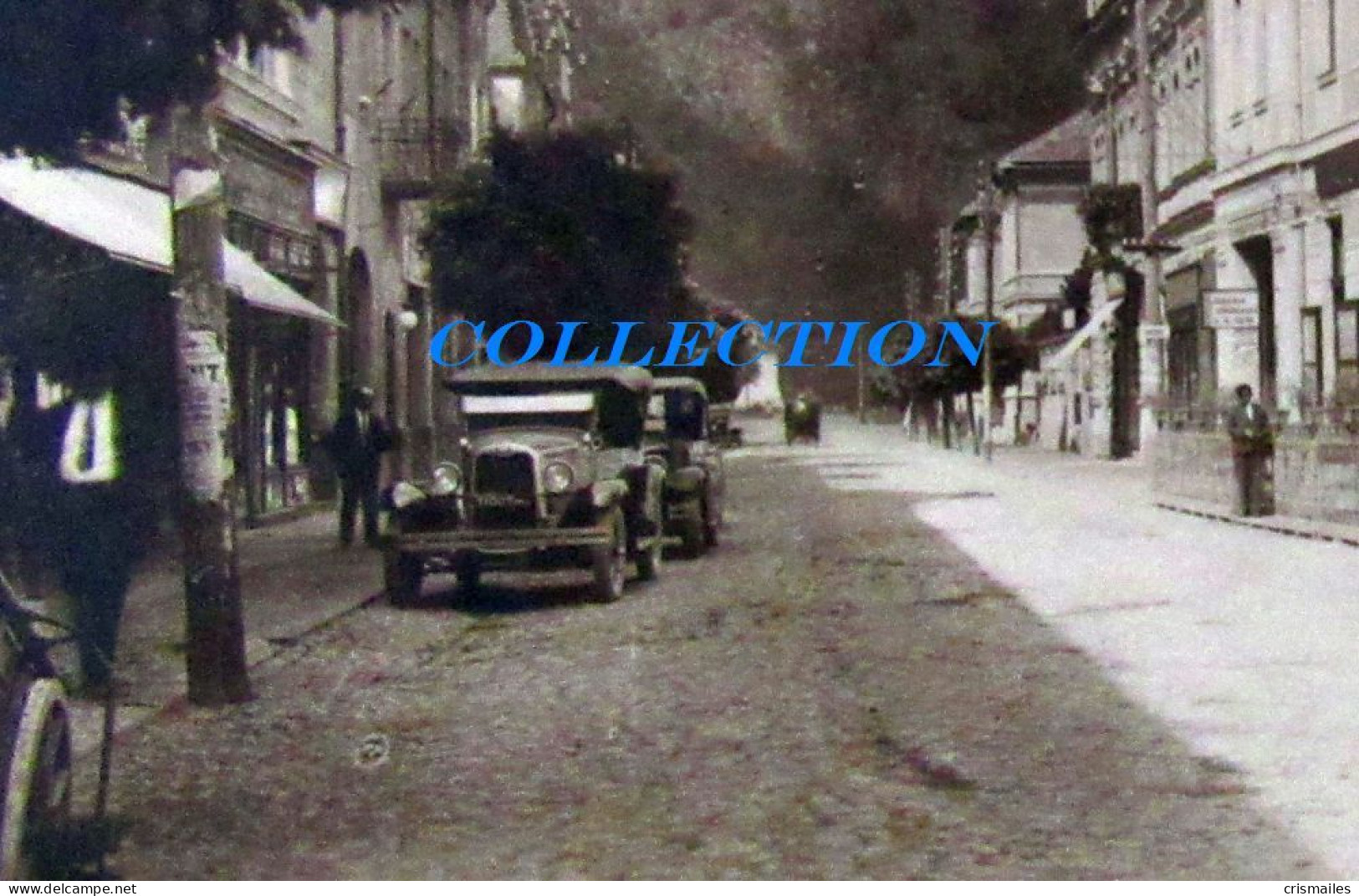 DEVA 1930, Strada Regina MARIA, CETATEA, Old Auto, Cu 2 Timbre - Romania