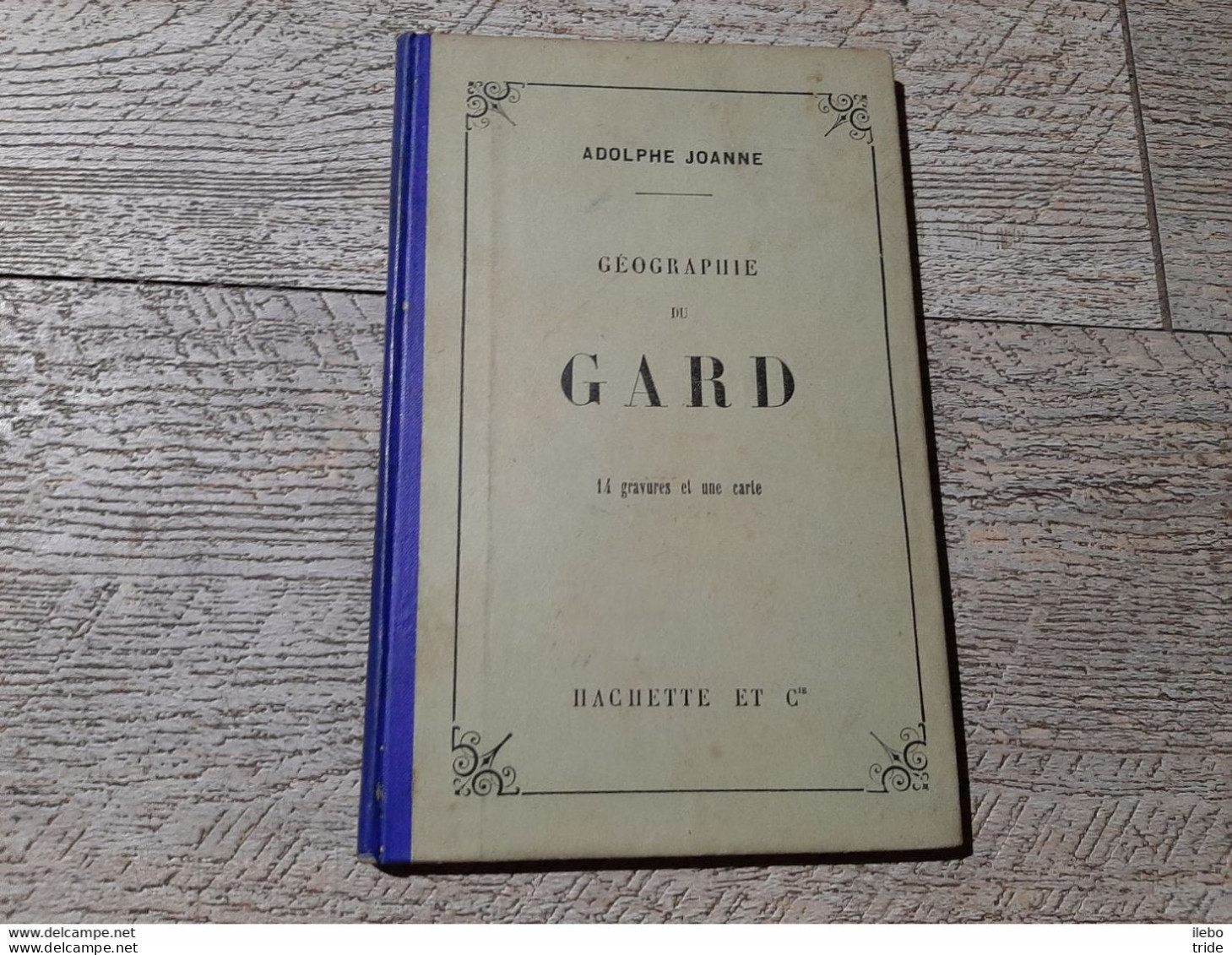 Guide Joanne Géographie Du Gard 1896 Gravures Carte Complet - Géographie