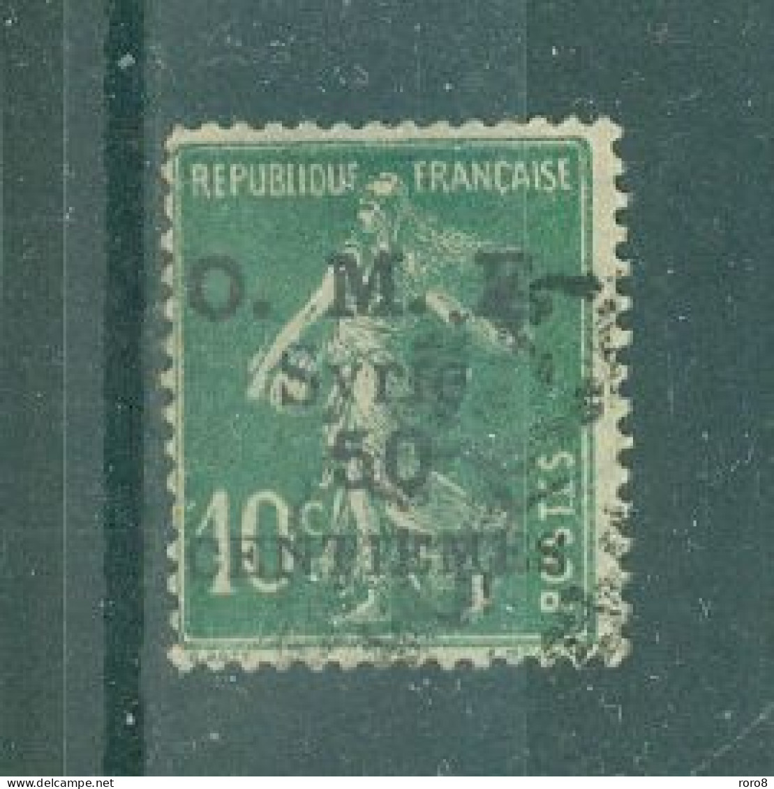 SYRIE - N°86 Oblitéré. Timbres De France De 1900-21 Surchargé. - Usati