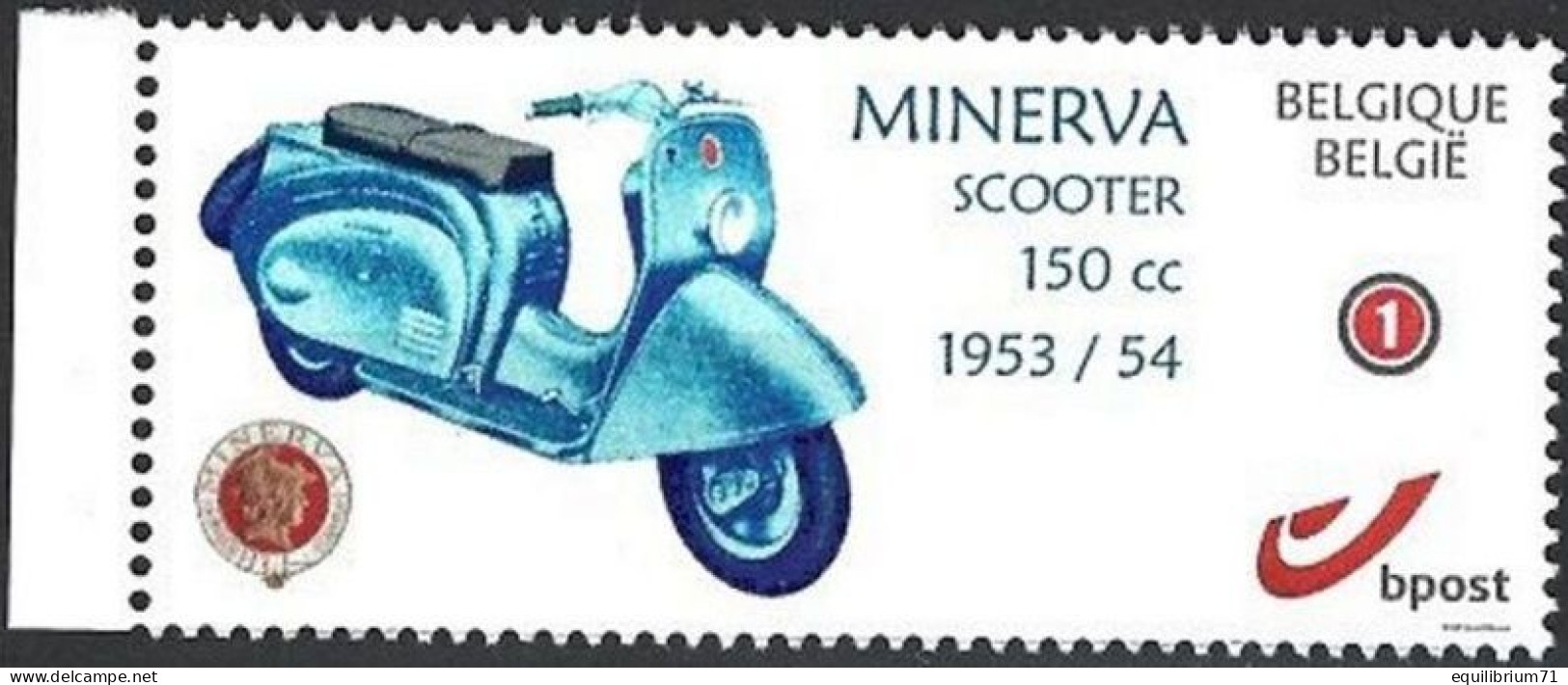 DUOSTAMP** / MYSTAMP** - Minerva Scooter 150CC - 1953/1954 - Motorfietsen