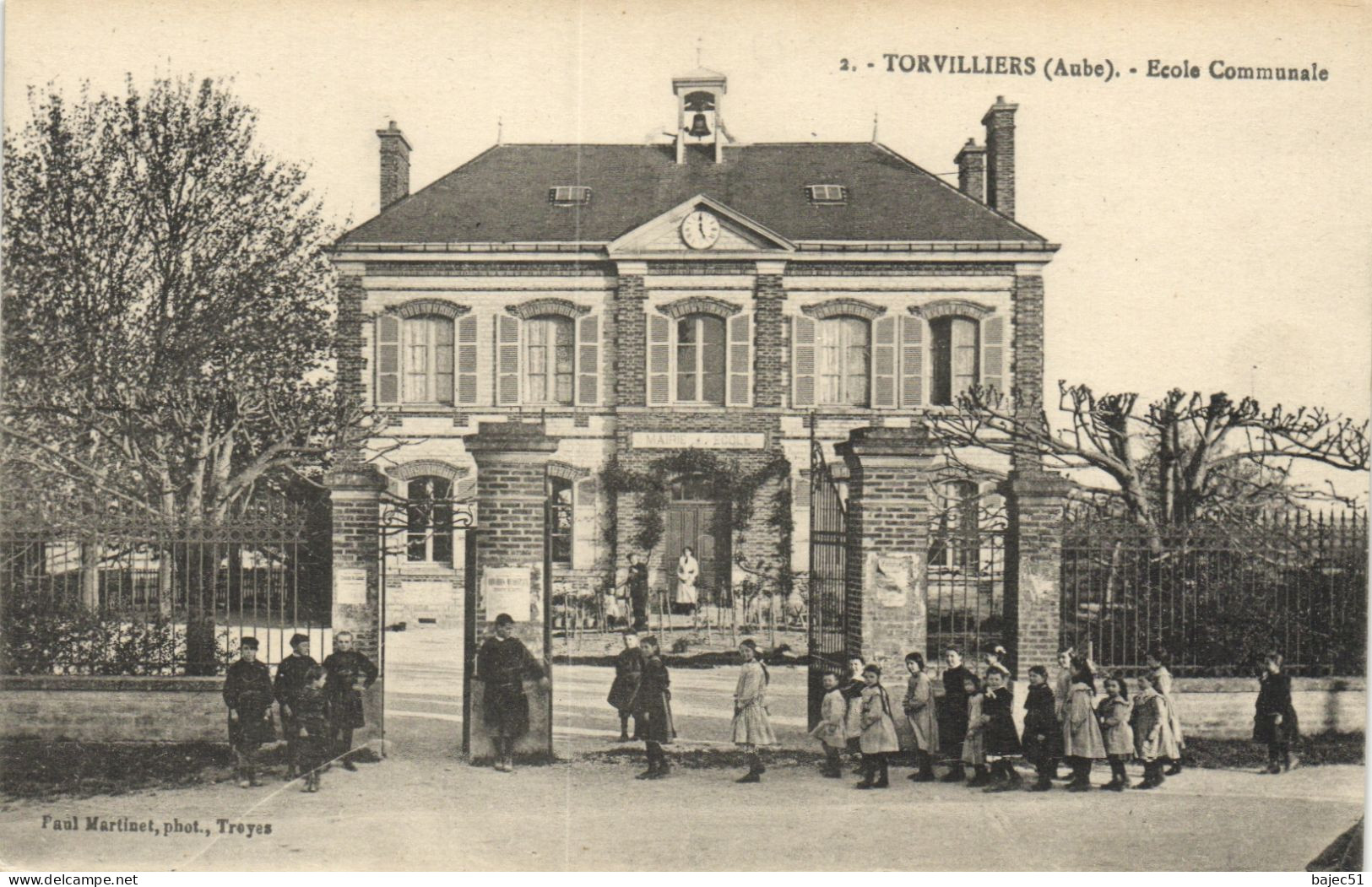 Torvilliers - école Communale "animés" "écolières" - Autres & Non Classés