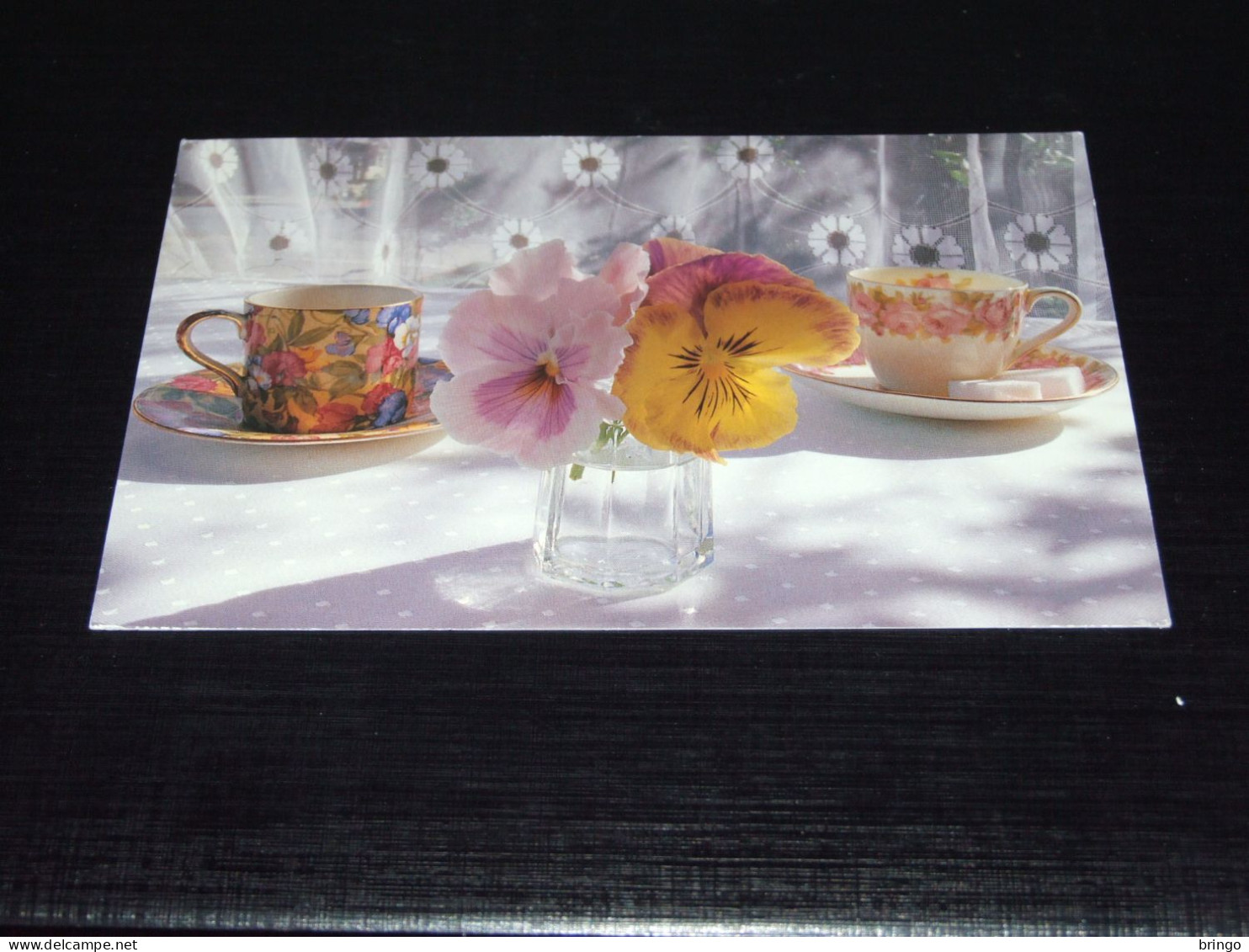 74543a-STEPHEN HENDER(1998)  TEACUPS AND FLOWERS - FLOWERS / BLUMEN / FLEURS / FLORES - Bloemen
