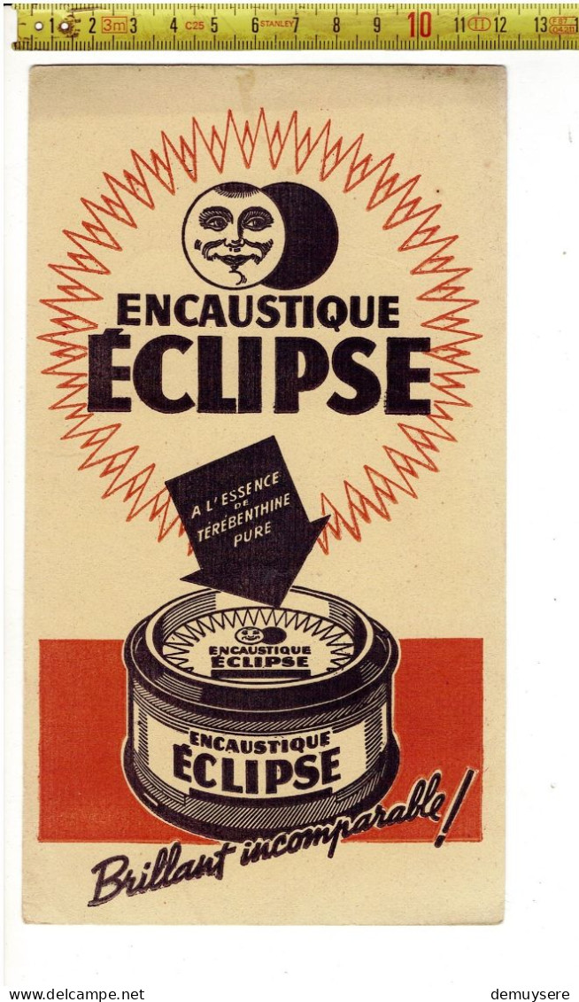 SOLDE 2019 ( BUVARD ?) ENCAUSTIQUE ECLIPSE - Advertising