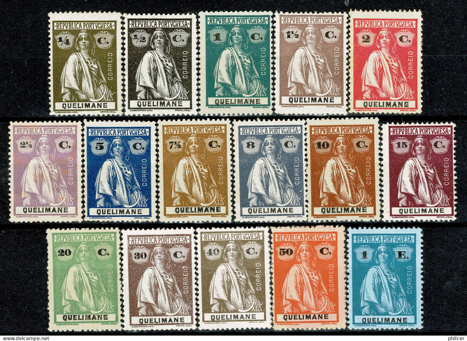 Quelimane, 1914, # 25/40, MH And MNG - Quelimane