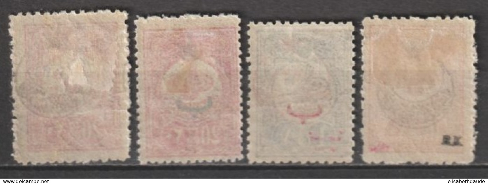 1916 - TURQUIE - YVERT N°318+319+321+322 * MH - COTE = 223 EUR. - Ongebruikt