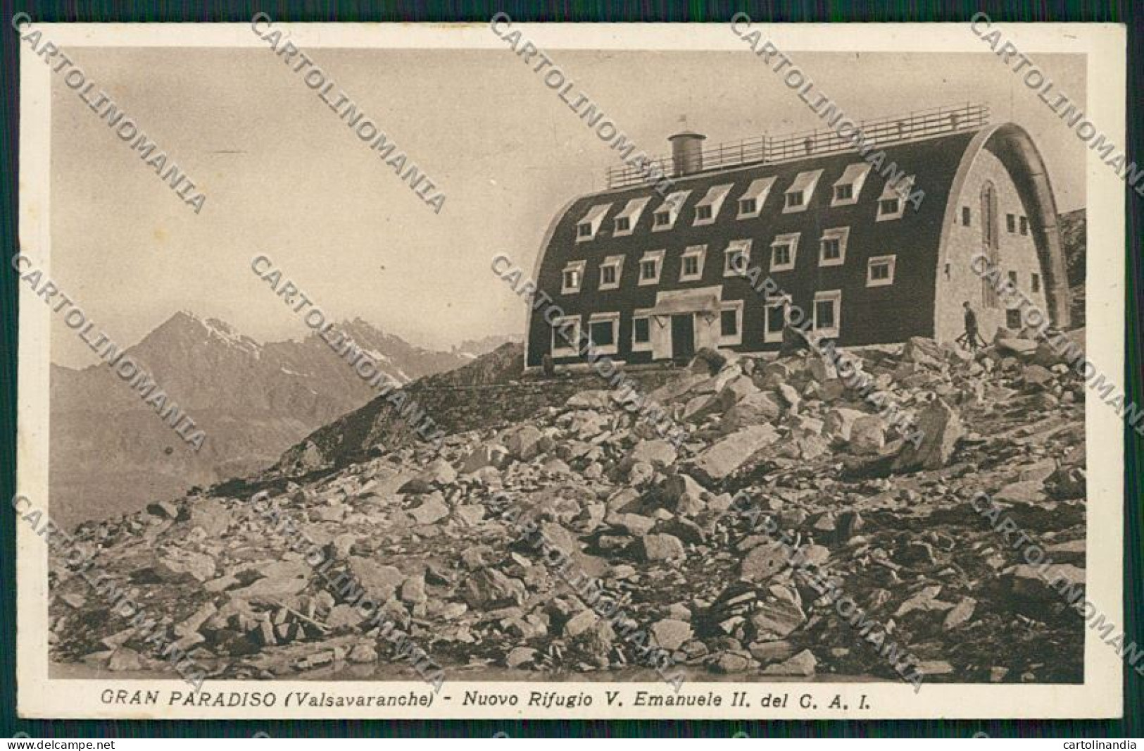 Aosta Valsavaranche Rifugio Emanuele II CAI Cartolina QQ6122 - Aosta