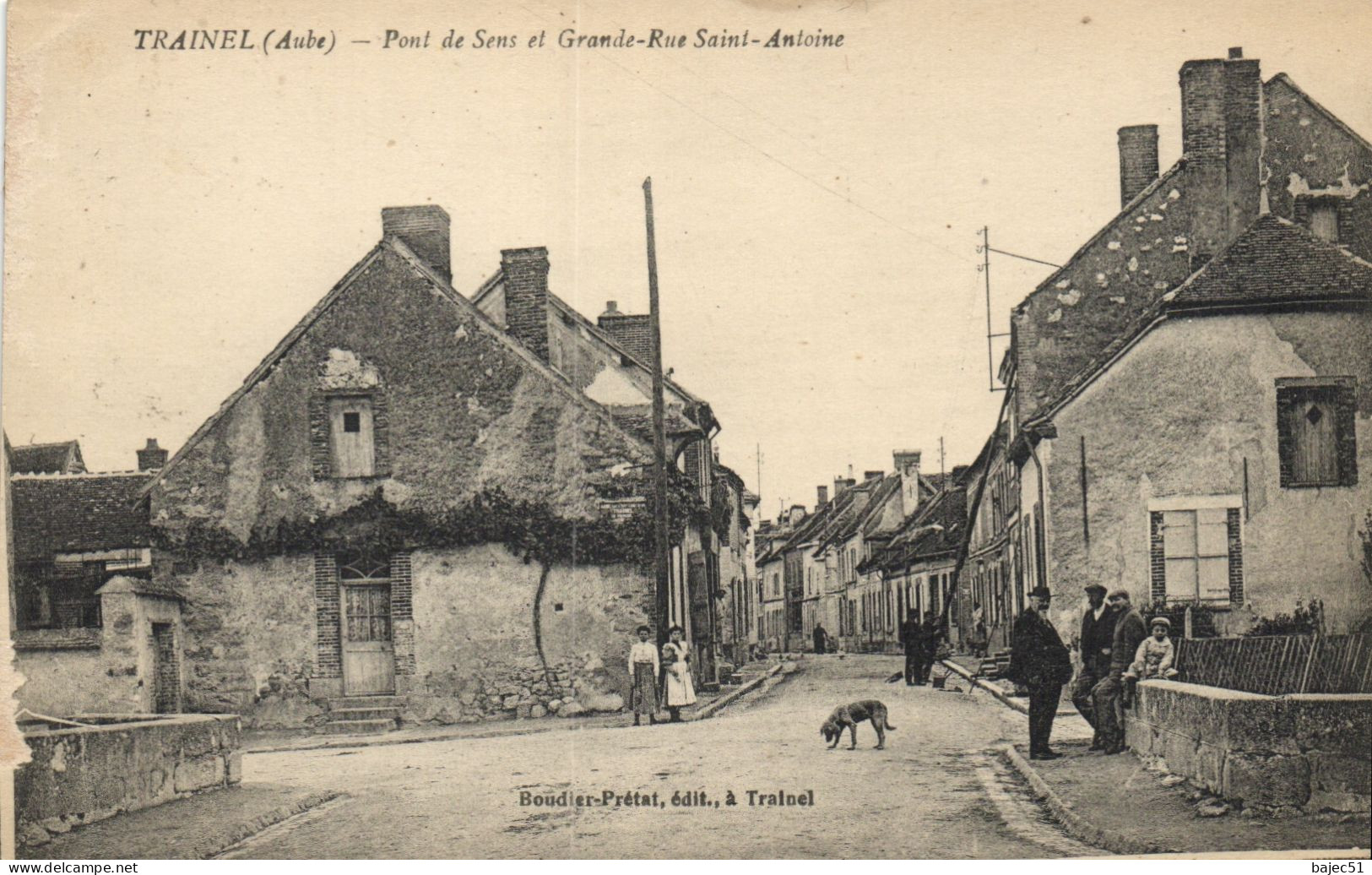 Trainel - Pont De Sens Et Grande Rue Saint Antoine - Autres & Non Classés