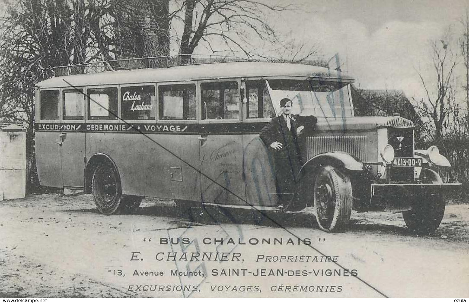 Carte Postale Du Voyagisme E. Garnier De Chalon-Sur-Saône , Carte Neuve **** - Autobús & Autocar