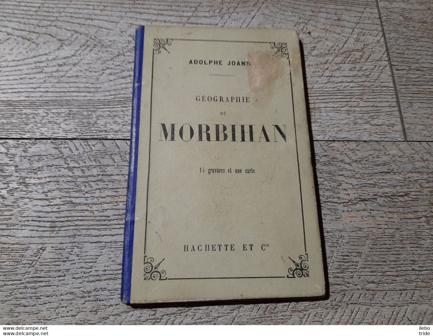 Guide Joanne Géographie Du Morbihan 1888 Gravures Carte Complet - Géographie