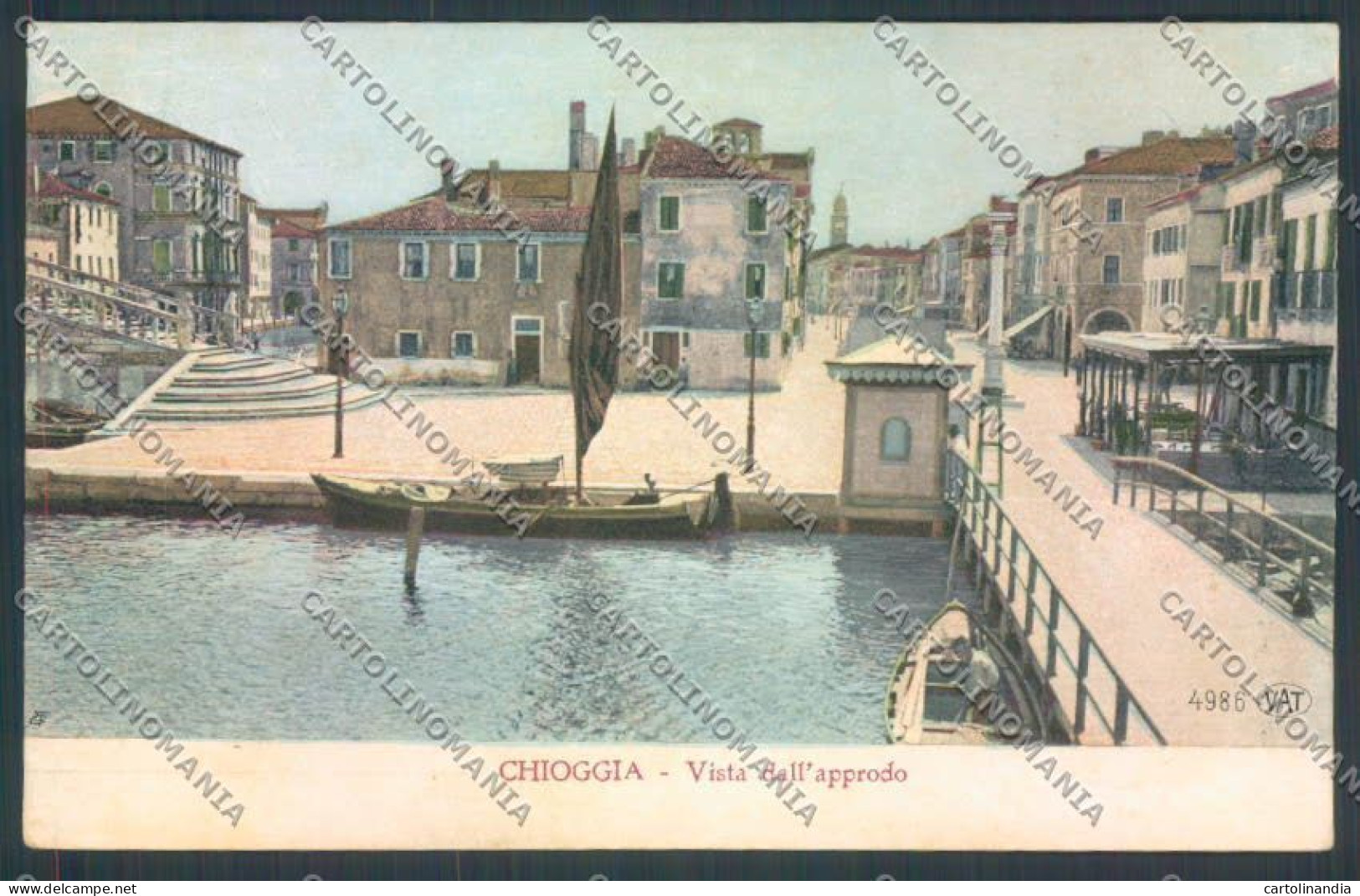 Venezia Chioggia Barca Cartolina ZQ2811 - Venezia (Venice)