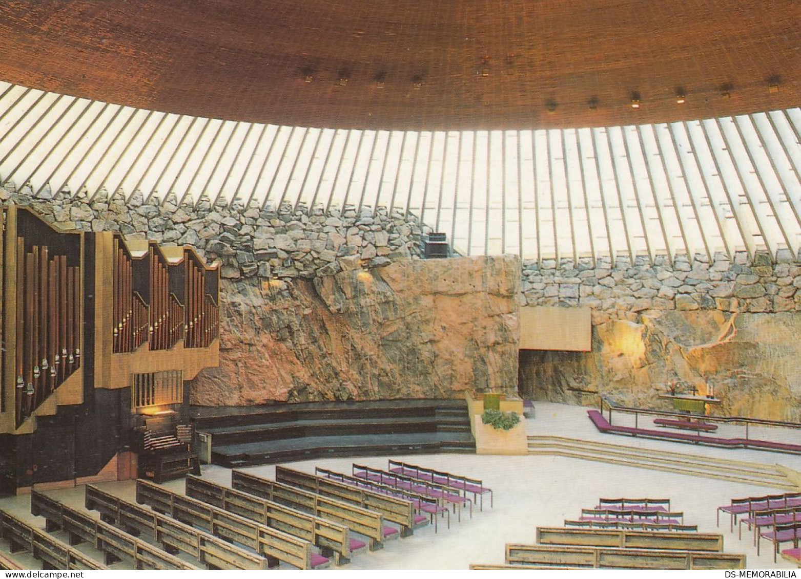 Helsinki - Temppeliaukion Kirkko , Organ Orgue - Finland